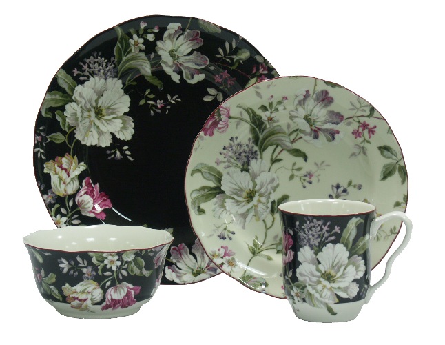 222 Fifth 02000 Gisela 16 Piece Set Dinnerware