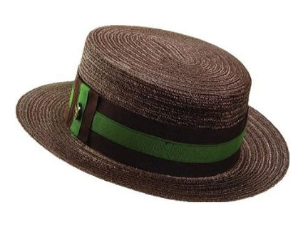 Dorfman Pacific CHS91-BRN4 XL Hemp Braid Boater Hat - Brown at Sears.com
