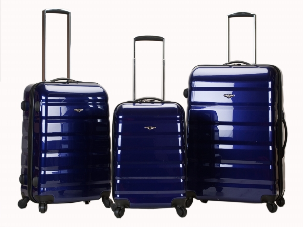 Fox Luggage F140-PURPLE 3Pc Atlantis Polycarbonate-Abs Luggage Set 20 in.,24 in.,28 in. Upright - Purple - Polycarbonate at Sears.com