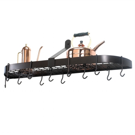 Old Dutch 121BZ Oiled Bronze Wall Mounted Potrack With 12 Hooks