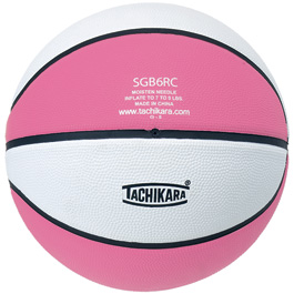 TACHIKARA SGB6RC.PKW Indoor-Outdoor Rubber 28.5 Intermediate Basketball - Pink-White at Sears.com