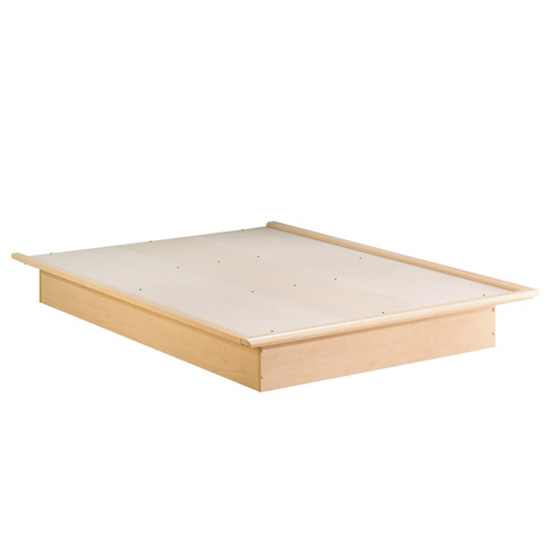 South Shore Contemporary Natural Maple Platform Bed 60 & Moulding 3013233 at Sears.com