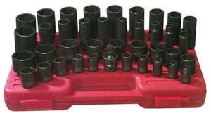 SUNEX TOOLS 2668 39 Piece .5 Inch Drive Deep And Shallow Sae Impact Socket Set at Sears.com
