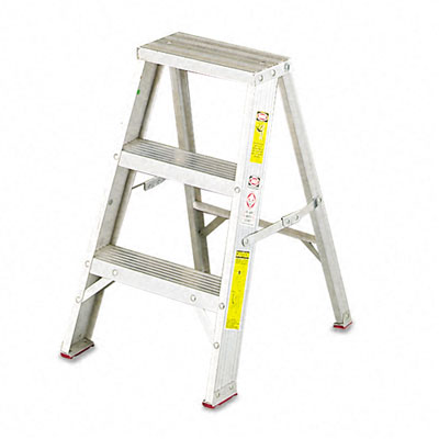 Davidson L231102 #429 Aluminum Two-Step Stool w/Side Locks, 16-3/8w x 20 Spread x 24h at Sears.com