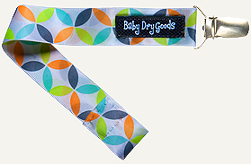 Baby Dry Goods 030-22 Blue-Orange Pinwheels Pacifier Clip at Sears.com