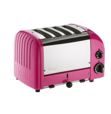 Dualit Briel Espressione 47164 4 Slice Classic Toaster Chilly Pink