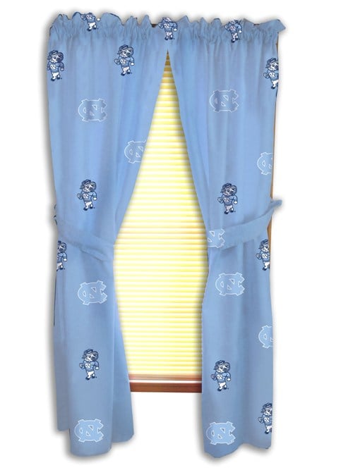 College Covers NCUCP84 UNC Printed Curtain Panels 42 in. X 84 in. College Covers NCUCP84 UNC Printed Curtain Panels 42 in. X 84 in.