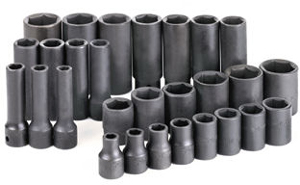 SK HAND TOOLS SK Hand Tool SK 4051 28 Piece.5" Drive 6 Point Standard and Deep Fractional Impact Socket Set at Sears.com