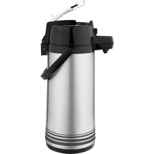 Update International NLD-22-BK-SF 2.2 Liter Airpot Glass Lined with Lever Top - Brushed Stainless Steel at Sears.com