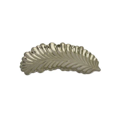 Imax 25027 Metallic Ceramic Decorative Leaf - Shaped Serving Tray - Small at Sears.com