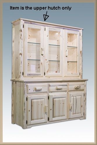Montana Woodworks MWHCCHLD China Hutch with Glass Shelves and Three Display Lights at Sears.com