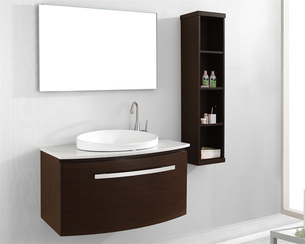 Virtu USA ES-1040-WA 40 in. Anabelle- Walnut- Single Sink Bathroom Vanity Set at Sears.com