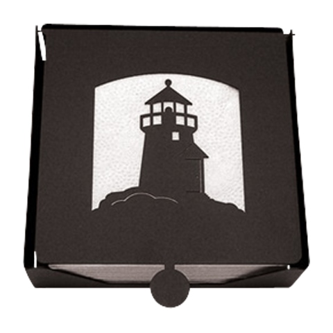 Village Wrought Iron NH-B-10 2-Piece Napkin Holder with Lighthouse Silhouette at Sears.com