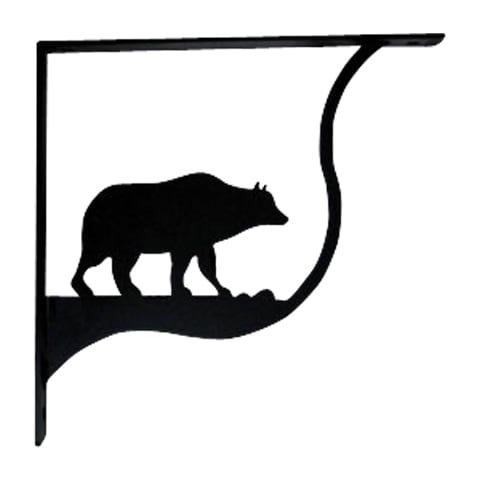 Village Wrought Iron SB-14-M Medium Bear Shelf Brackets at Sears.com