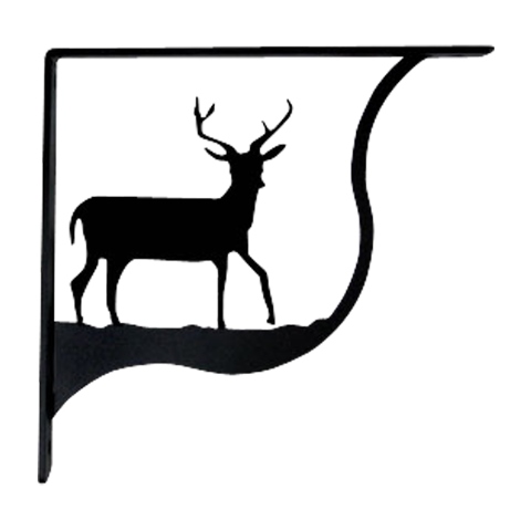 Village Wrought Iron SB-3-M Medium Deer Shelf Brackets at Sears.com