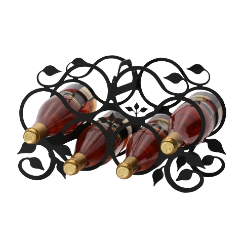 Village Wrought Iron WR-76-M Medium Leaf Design Wine Rack at Sears.com