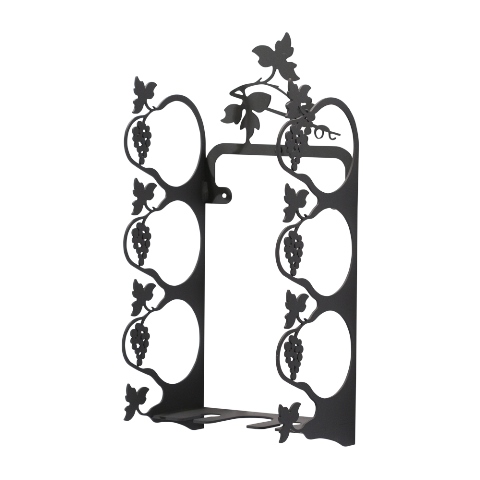 Village Wrought Iron WR-WM-157-S Small Wall Moutain Grapevine Wine Rack at Sears.com