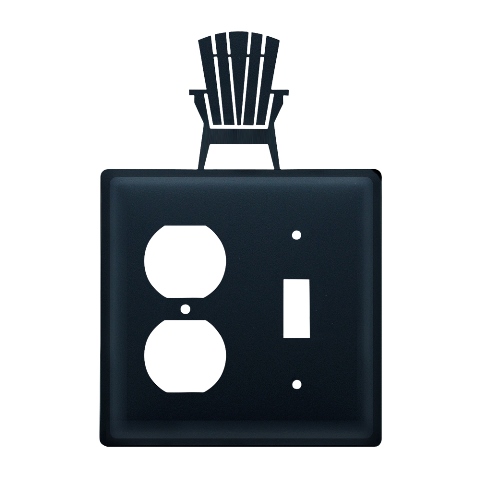 Village Wrought Iron EOS-119 Adirondack Chairs Outlet-Switch - Black at Sears.com