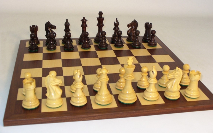 WW Chess 37RPRO-DR Rosewood Pro on Dark Rosewood Board at Sears.com