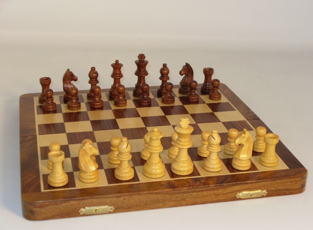 Pleasantime SG914P 14 in. Inlaid Wood Folding Chess at Sears.com