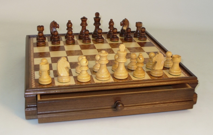 WW Chess 40394WM Wood Inlaid Chest and Men at Sears.com