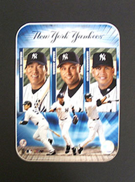 Encore Select M4-BBNYYTM-BLK4 New York Yankees Big 3 in. 8 in. x 10 in. Photograph in a 11 in. x 14 in. Matted Photograph Frame at Sears.com