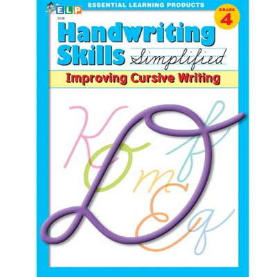 Essential Learning Products ELP 900104 Grade 4 Improving Cursive Writing at Sears.com