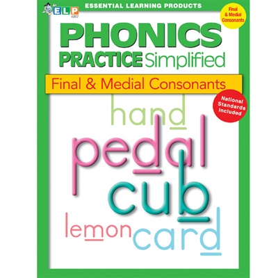 Essential Learning Products ELP 0207-10 Final & Medial Consonants at Sears.com