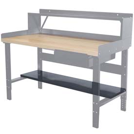 Hallowell-list Hallowell HWB-LS-72-ME 72 in. W Workbench Lower Shelf - Midnight Ebony at Sears.com