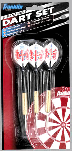 Franklin Sports 3 Pack Brass Tournament Dart Set  3582 at Sears.com