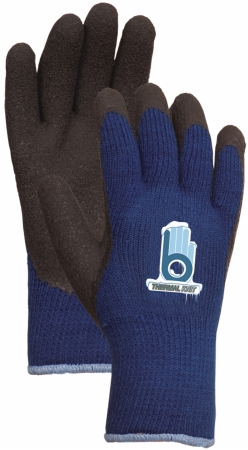 Atlas Gloves Atlas Glove Extra Extra Large Blue Thermal Knit Gloves With ...