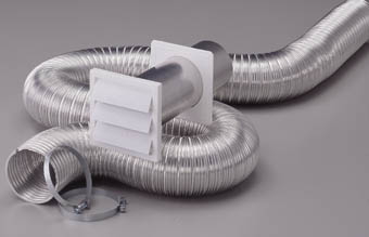 Dundas Jafine Inc. Flexible Aluminum Louvered Dryer Vent Kit  MLFVK48E at Sears.com
