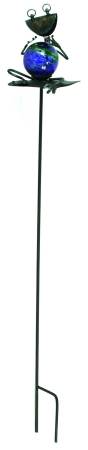 Echo Valley 3 Piece Frog Illuminares Solar Garden Stake 22961