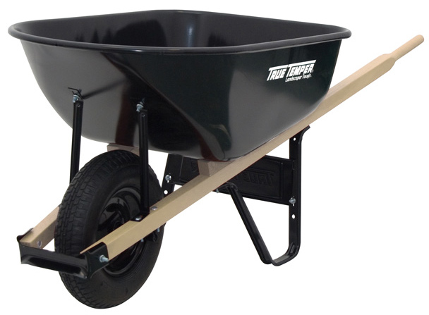 Ames 6 Cubic Foot Steel Contractor Wheelbarrow  C6 25WC at Sears.com
