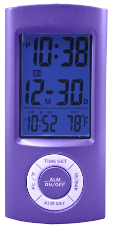 Equity by La Crosse 70897 Equity Digital Pocket Alarm Purple at Sears.com