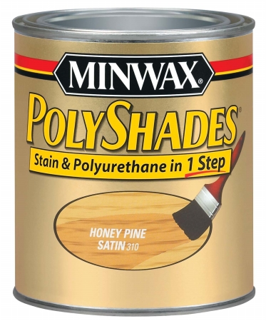 Minwax Minwax .50 Pint Honey Pine Polyshades Satin Wood Stain 21910