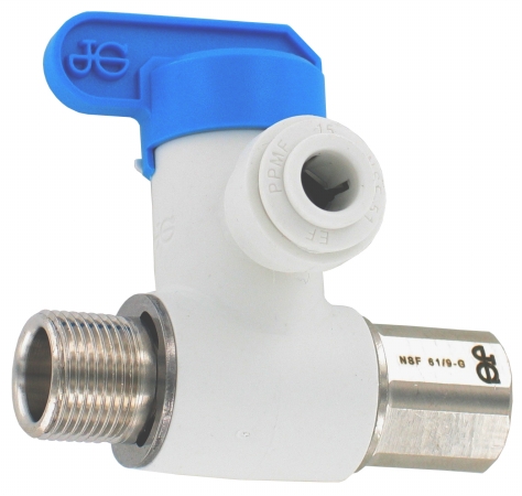 John Guest Usa Inc .38in. X .38in. X .25in. Angle Stop Adapter Valve  ASVPP1LF at Sears.com