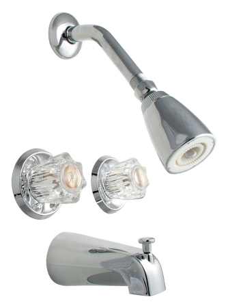 Ldr Chrome Tub & Shower Double Handle Faucet  011-8700 at Sears.com