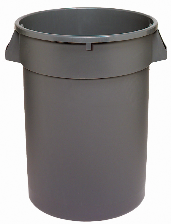 R3 Redistribution 32 Gallon Grey Round Trash Can  3200GY GREY at Sears.com