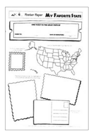 Lorenz Corporation TLC10062 My Favorite State Poster Paper- Grade 3-6 at Sears.com