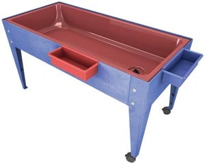 Manta Ray S6224 Red Liner Sand And Water Activity Center with Lid And 2 Casters at Sears.com