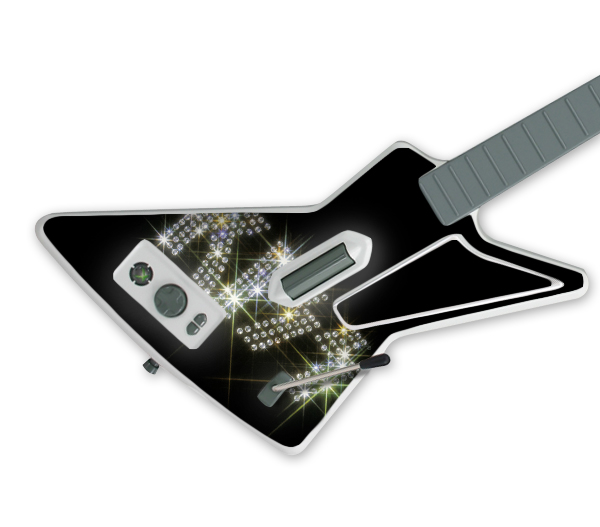 Musicskins Mskiss30040 Guitar Hero Gibson Xplorer Xbox 360 Kiss