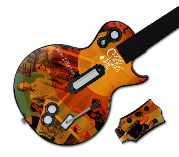 Musicskins Mssset10026 Guitar Hero Les Paul Xbox 360 And Ps3 The