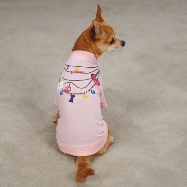 Pet Pals Zm1168 20 75 Esc Necklace Tee Lrg Pink P