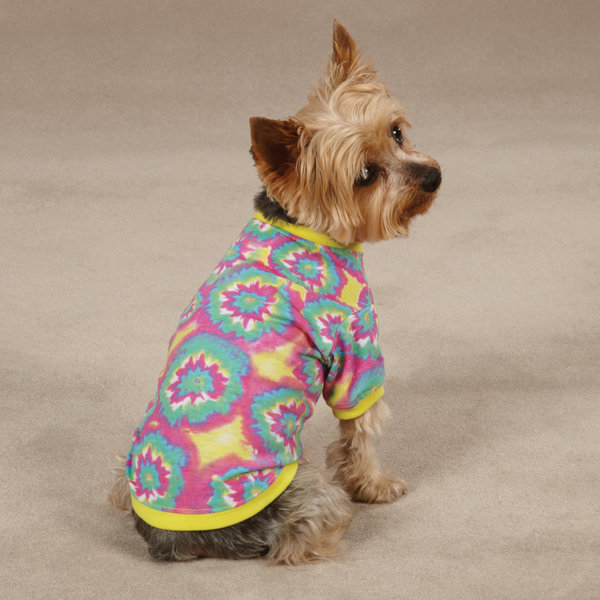 Pet Pals Zm1563 14 99 Cc Starburst Tie Dye Tee Sm Yellow P
