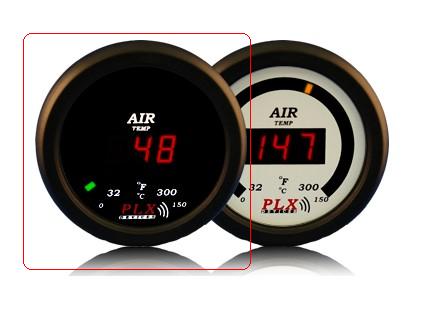 PLX Devices PLX-DM-5-AIT-Black DM-5 Air Intake Single Gauge - Black at Sears.com