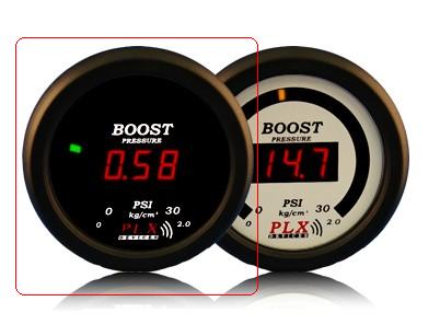 PLX Devices PLX-DM-5-VacBoost-B DM-5 Boost - Vacuum Single Gauge - Black at Sears.com