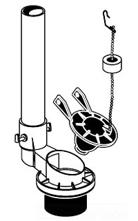 American Standard 738683-0070A Flush Valve 7.00 in. Height-No Mounting Nut at Sears.com