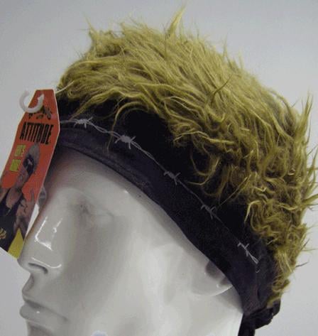 Billy Bob Teeth  Inc. Billy Bob Teeth 11379 Black Barbed Wire Bandana with Brown Hair at Sears.com