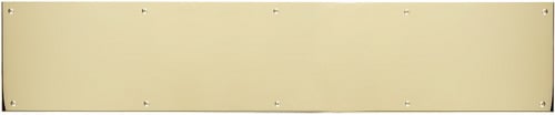 BRASS Accents A09-P0834-605MAG 8 in. x 34 in. Kick Plate Polished Brass Magnetic Mount at Sears.com